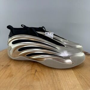 Adidas Harden Volume 9 Mens Size 11.5 Shoes Cyber Metallic JR2506 Gold Black NEW